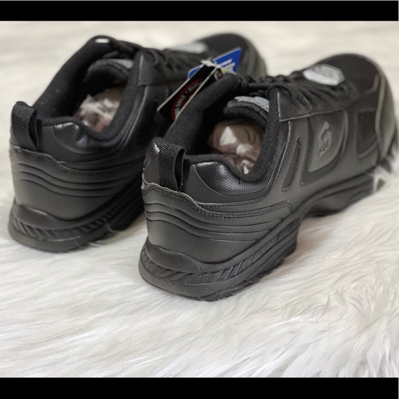 New Men's Skechers Work Relaxed Fit Dighton Slip Resistant Shoes (WIDE FIT) - Picture 8 of 14